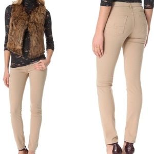 NWOT AG Stilt Cigarette Leg Soft Jean - Nubuck Tan